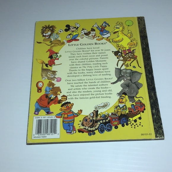 📚5/$25 The Velveteen Rabbit Little Golden Book vintage 1992 - Picture 2 of 4